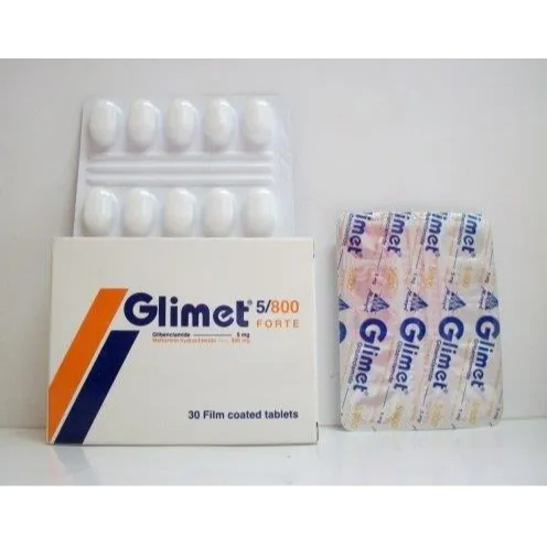 Glimet Forte | Type 2 Diabetes | 5mg\800mg | 30 Tab